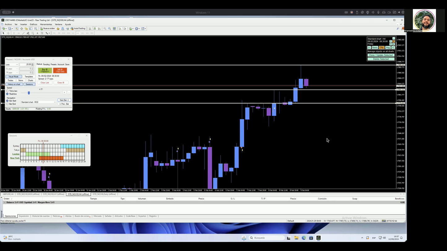 Curso Retiro Intensivo Trading Hiram Medina MTC Fx + Método Fénix (Mayo 2025) 📘📈