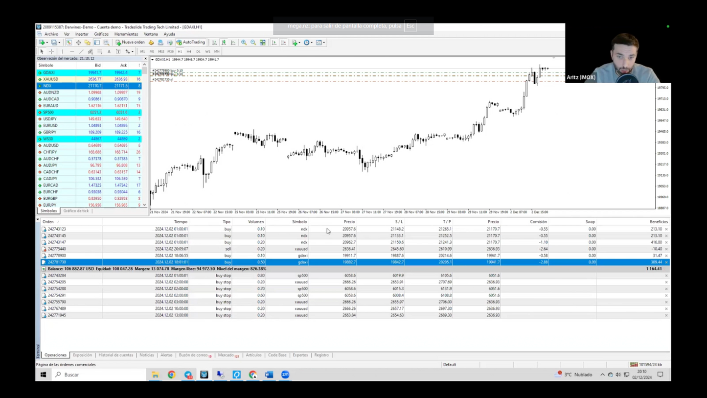 Academia de Trading Algorítmico IMOX - Aritz Sánchez 📘📈