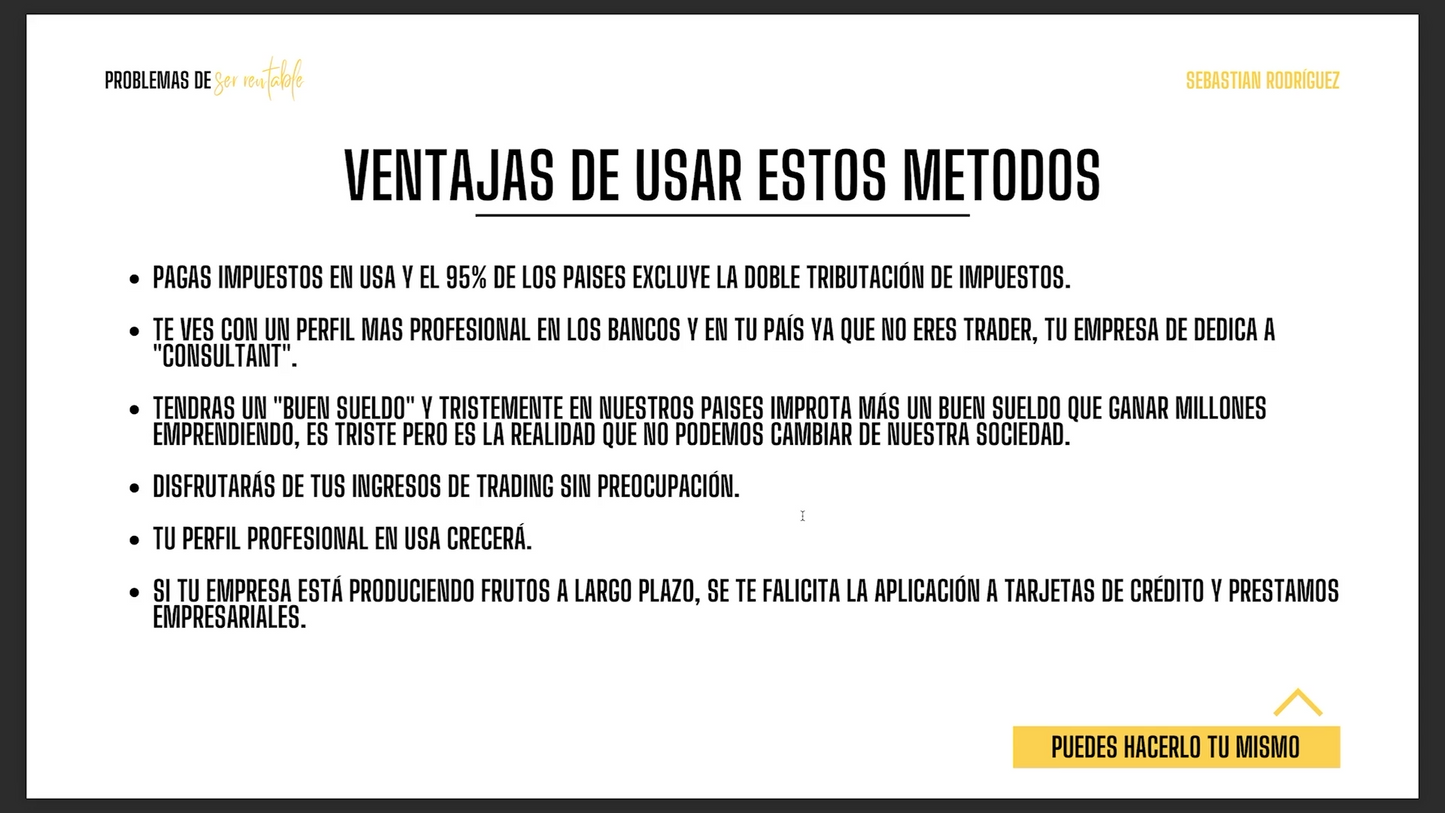 Curso Problemas de Ser Rentable - Sebastián Rodríguez Sensei Wealthy Trades 📙📈