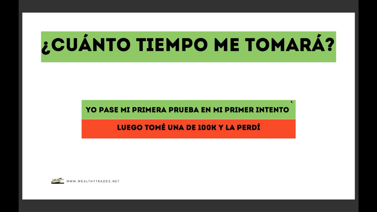 Curso Mitad del Año Fondeado - Sebastián Rodriguez Sensei Wealthy Trades 📙📈