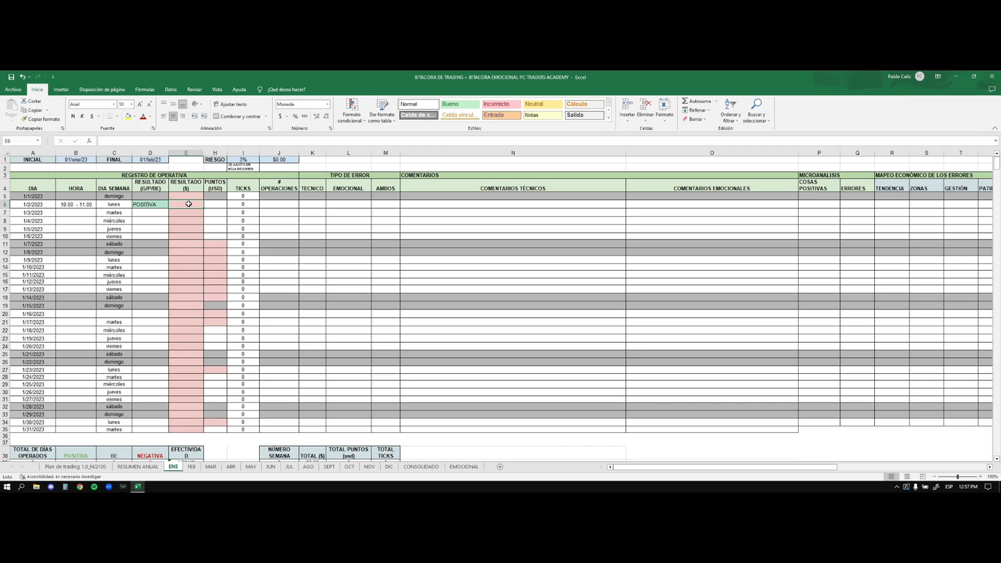 Curso PC Traders Pro 1.0 - Pablo Celis 📘📈