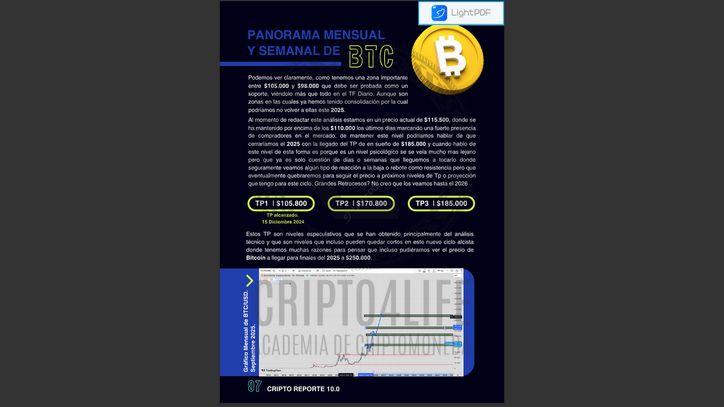 Criptoreporte 10.0 PDF (Septiembre 2025) - Emile Trader 📘📈