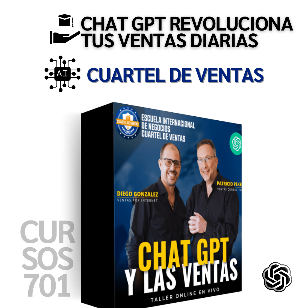 Revoluciona tus Ventas Diarias y Maximiza tu productividad Chat GPT
