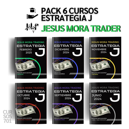 Mega Pack 6 Cursos Jesús Mora Trader - Estrategia J 📘📈