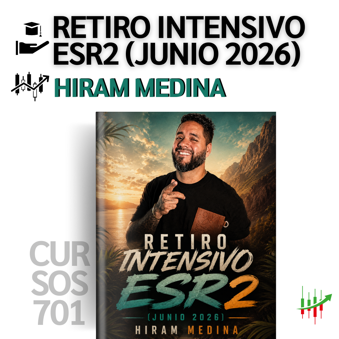 Curso Hiram Medina - Retiro Intensivo de Trading ESR2 (Junio 2026) 📙📈