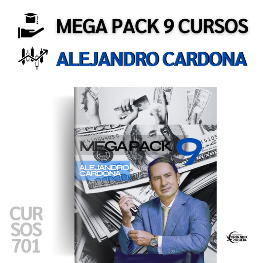 Mega Pack 9 Cursos Alejandro Cardona 📘📈