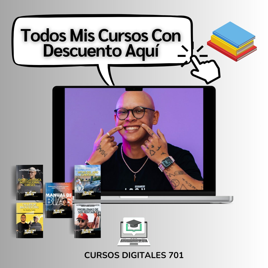 Pack 5 Cursos de Sebastian Rodríguez "Sensei" por Wealthy Trades 📙📈