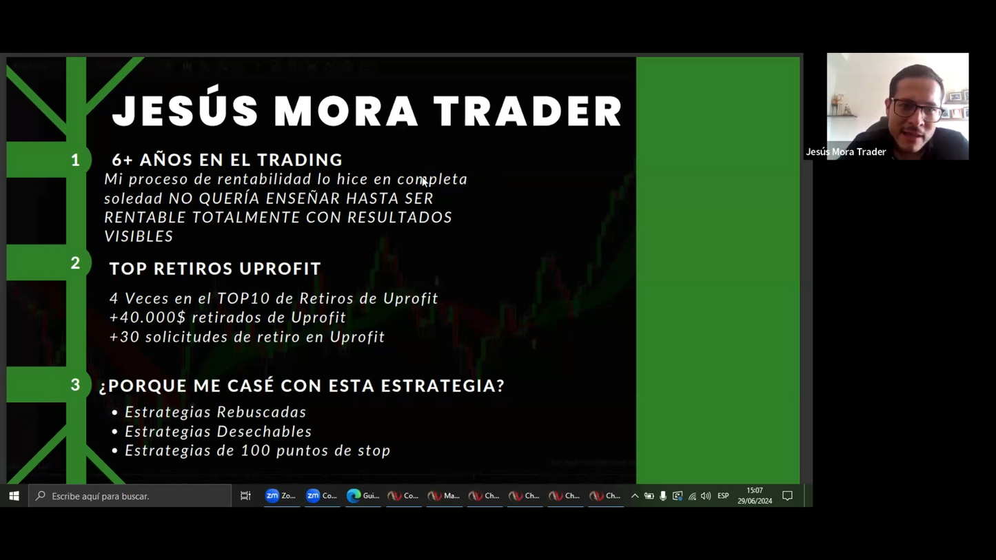 Curso Jesús Mora Trader - Estrategia J (Junio 2024) 📘📈