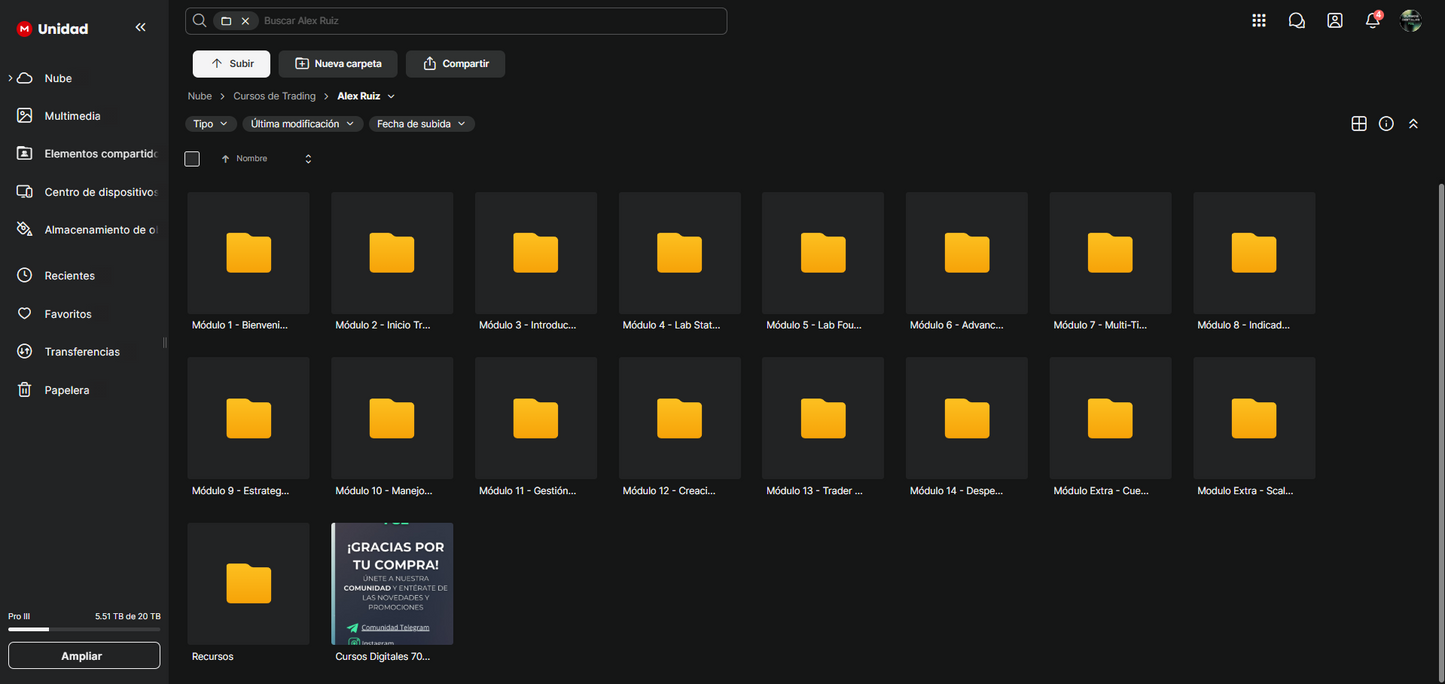 Curso Trading Mastery - Alex Ruiz Academia TradingLab 📈📘