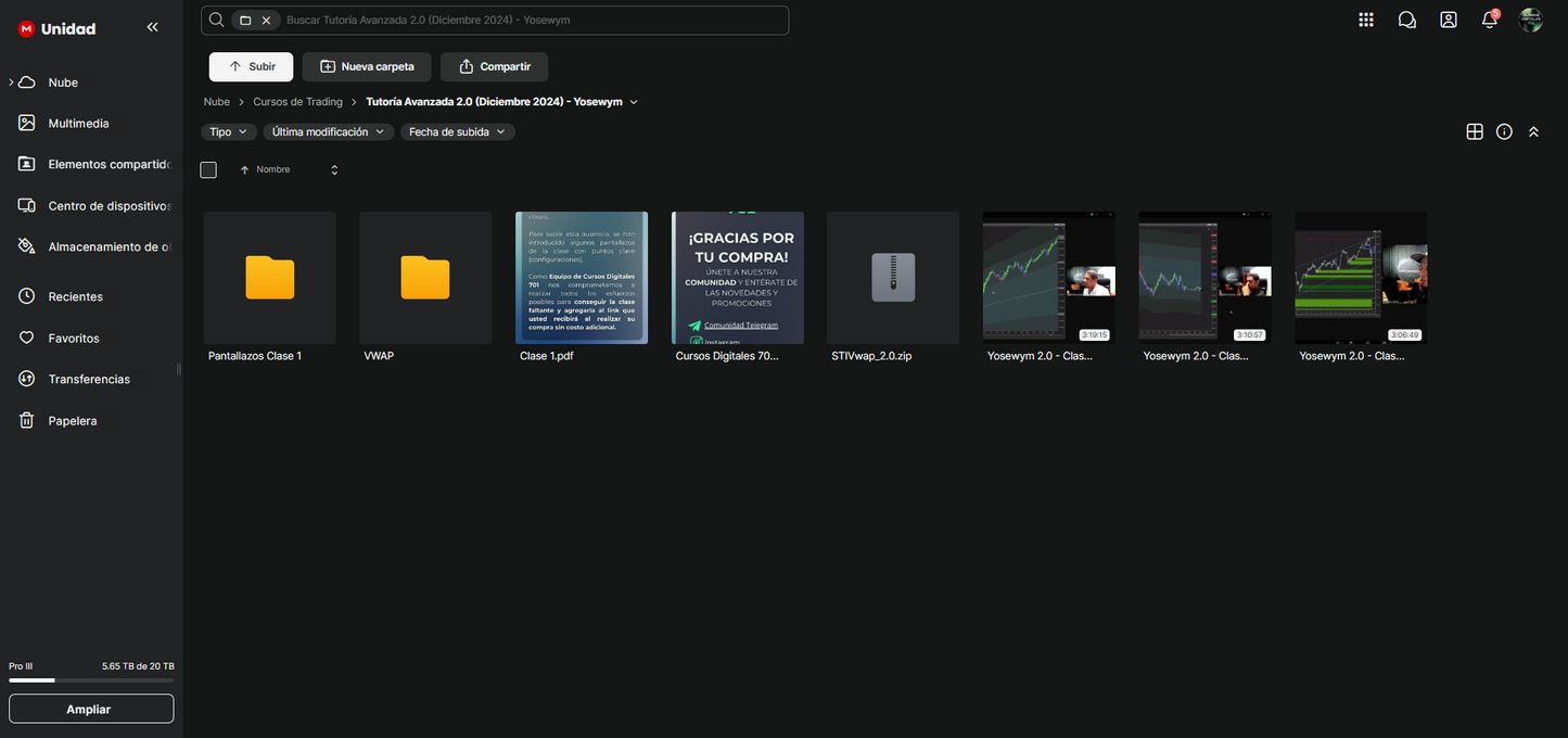 Tutoría Avanzada 2.0 (Diciembre 2024) - Yose de los Santos Yosewym📘📈