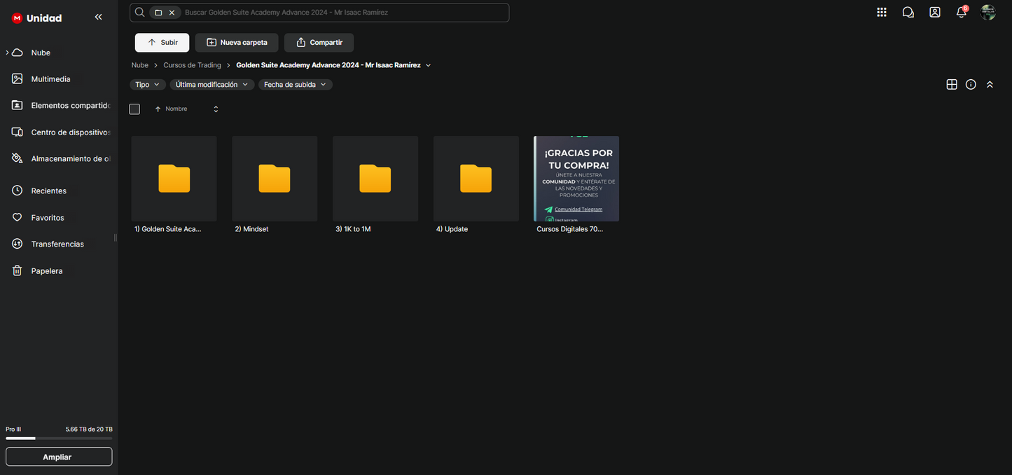 Curso Mr Isaac Ramírez 2024 - Golden Suite Academy Advance 📘📈