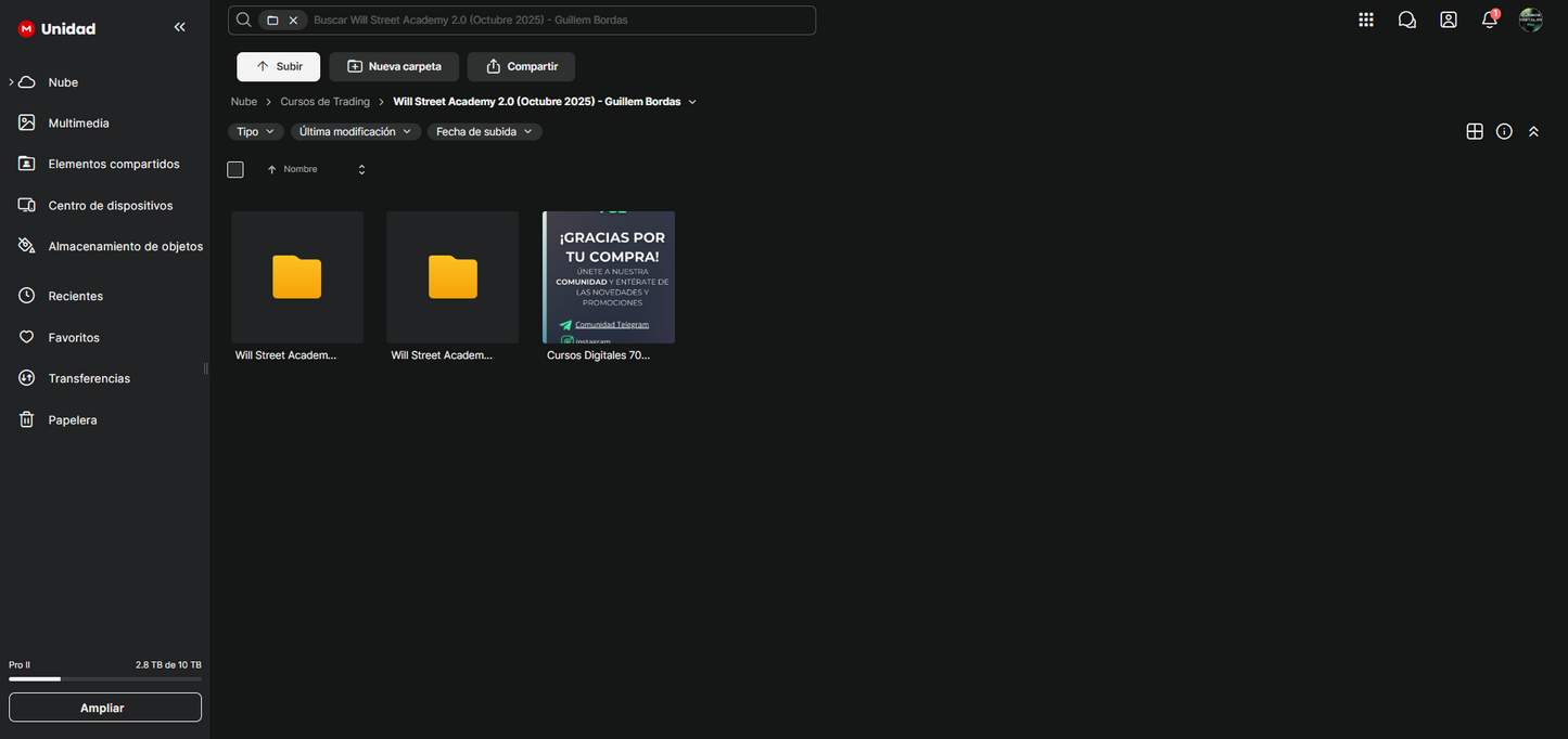 Curso Will Street Academy 2.0 (Octubre 2025) - Guillem Bordas 📘📈