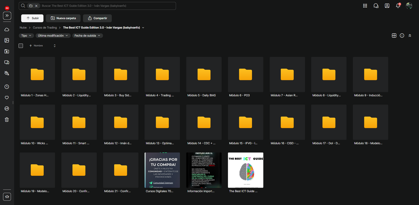 Curso Babyivanfx 2025 The Best ICT Guide 3.0 - Iván Vargas 📘📈