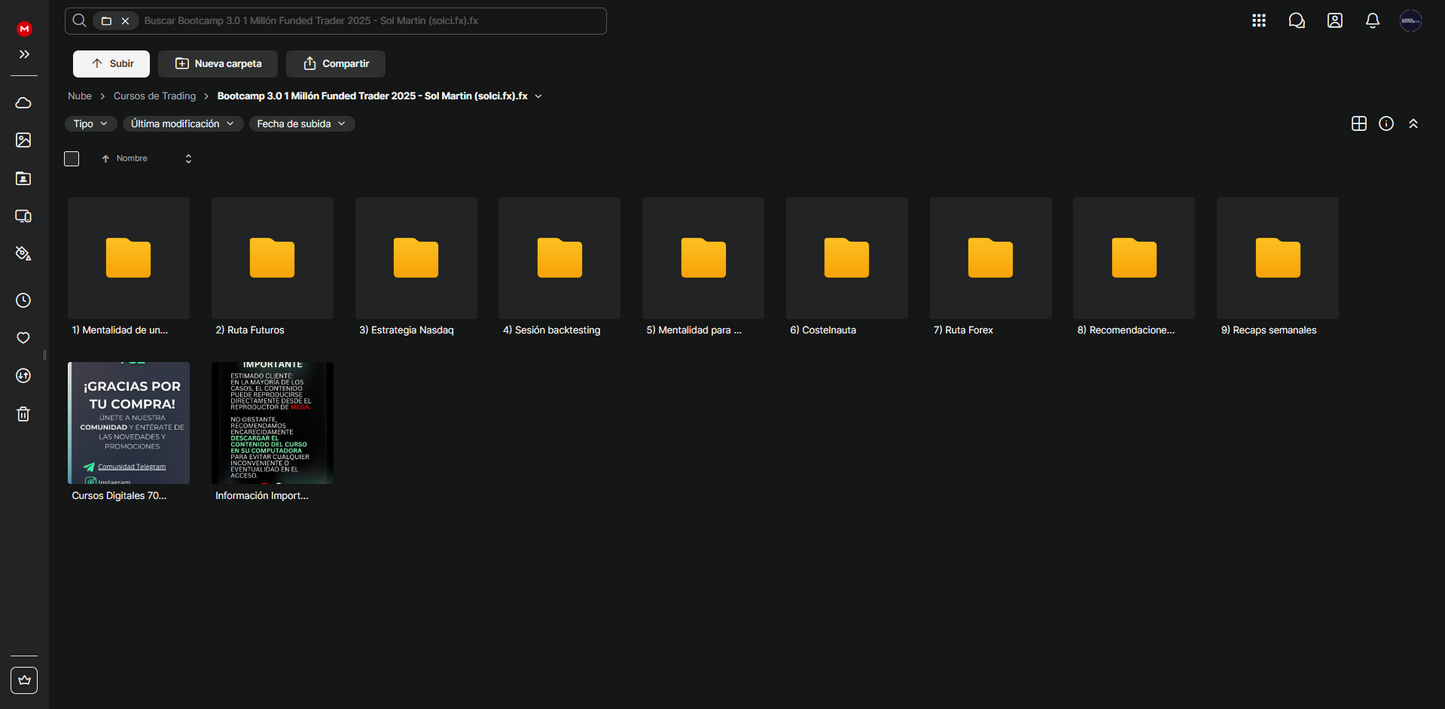 Curso Solci.fx 2026 (Sol Martin) - Bootcamp 3.0 📘📈
