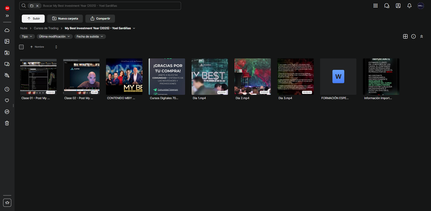 Curso Yoel Sardiñas - My Best Investment Year 2025 📈📗