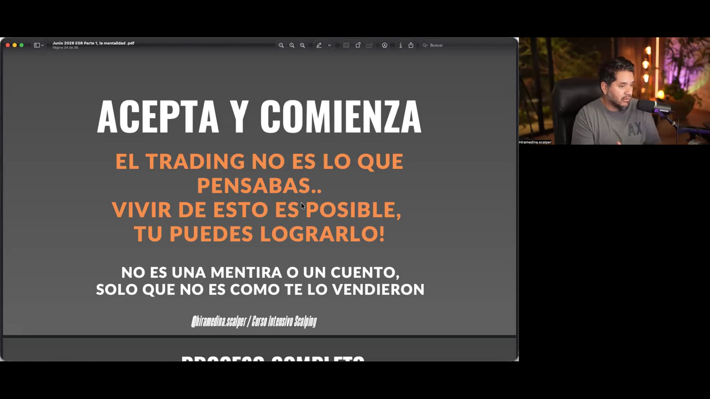 Curso Hiram Medina - Retiro Intensivo de Trading ESR2 (Junio 2026) 📙📈
