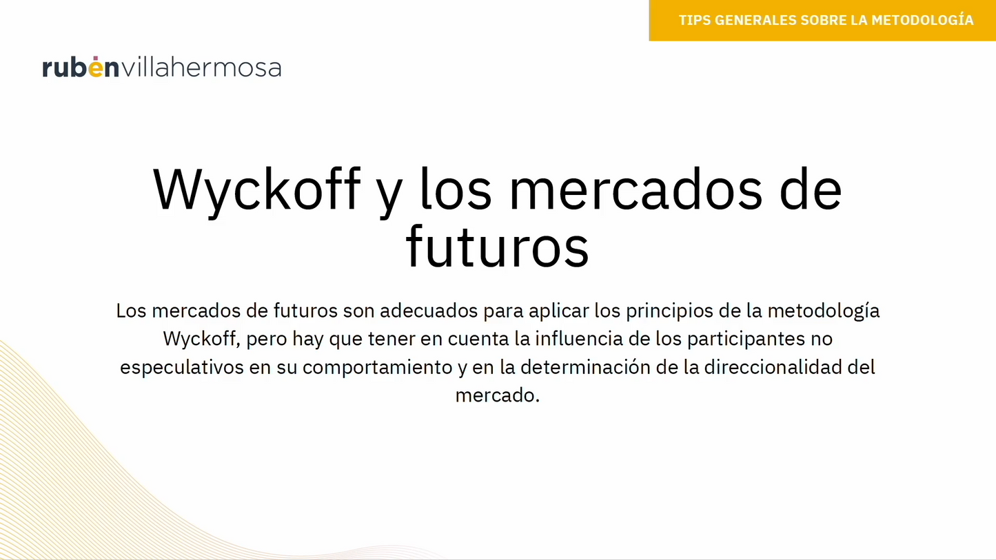 Curso Rubén Villahermosa - Programa Experto Wyckoff