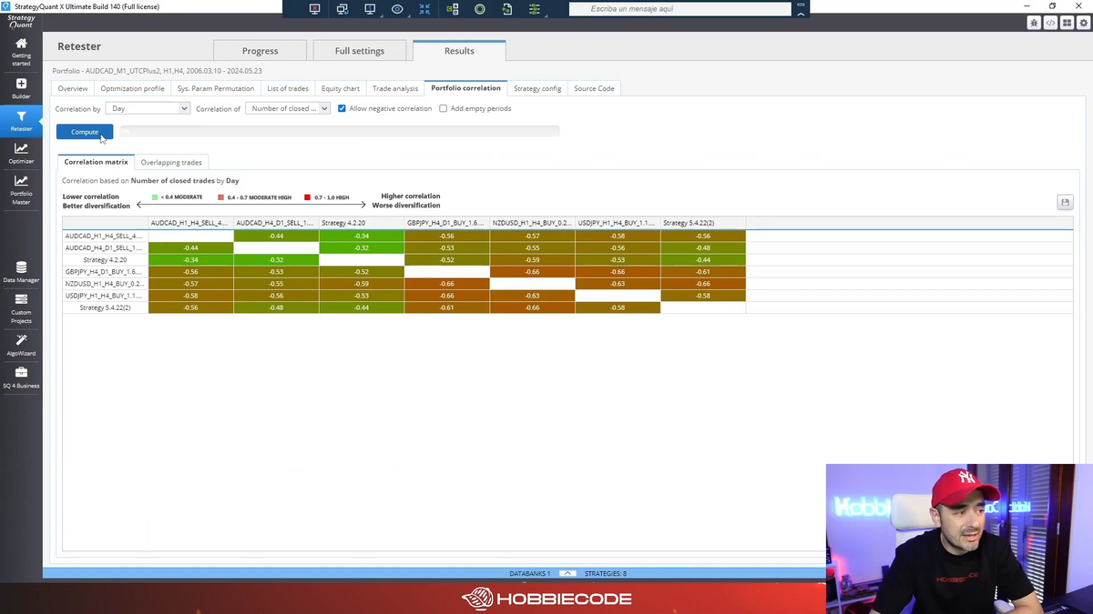 Curso Hobbiecode 2026 + StrategyQuant V.144 - Ramón Ruiz