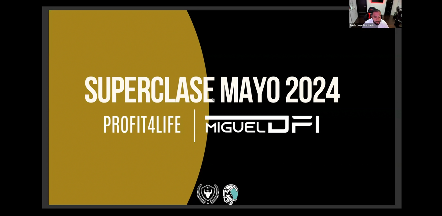 Superclase de Mayo 2024 - Emile Trader Profit 4 Life 📙📈