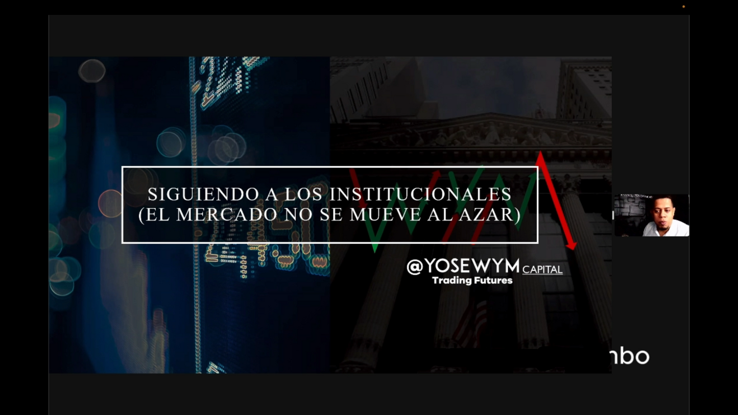 Tutoría Avanzada 1.0 Siguiendo a los Institucionales (Abril 2024) Yose de los Santos Yosewym 📕📈