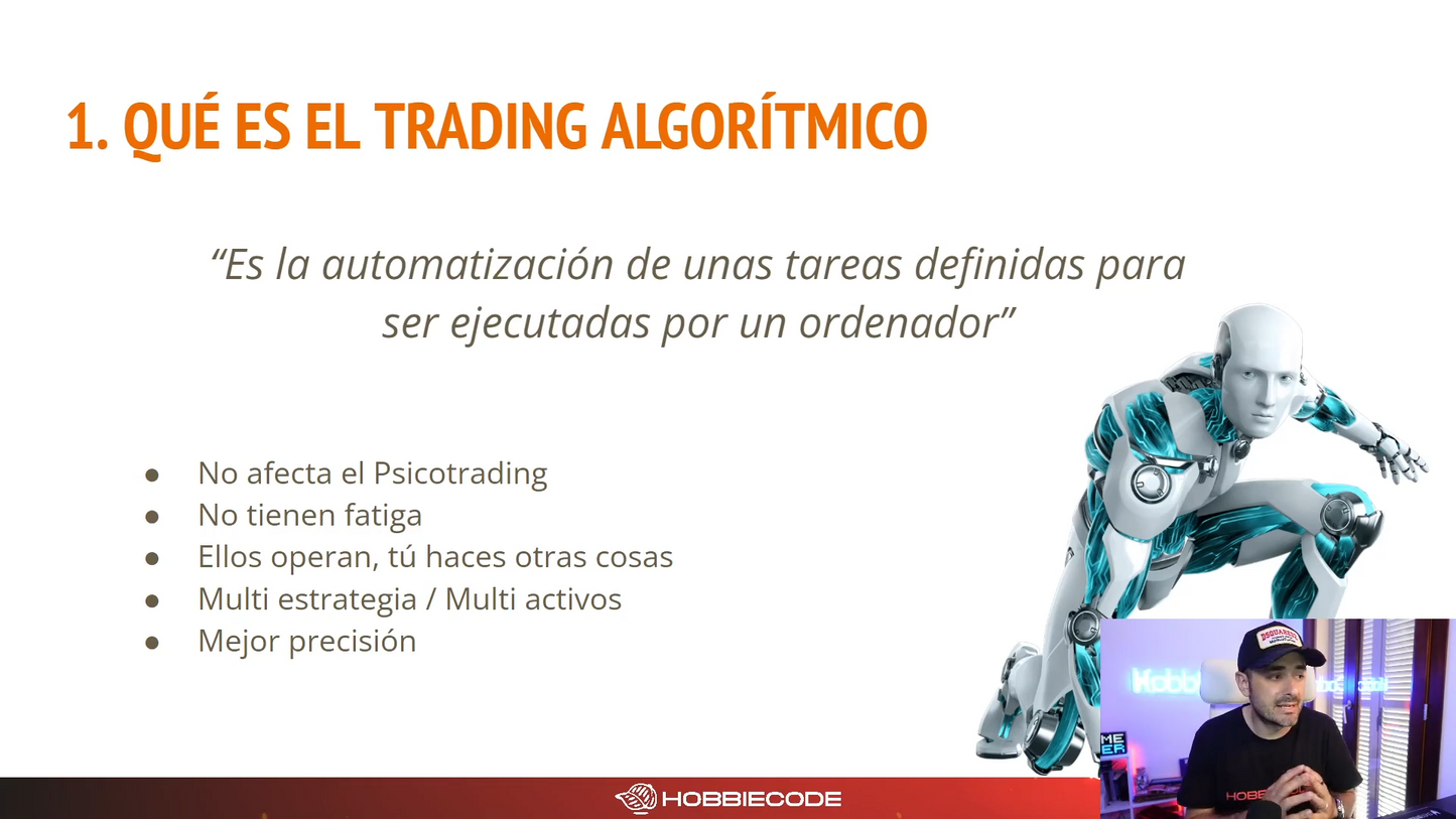 Curso HobbieCode Academia Trading Cuantitativo 2024+ Regalo Academia Trading Cuantitativo 2022 📘📈