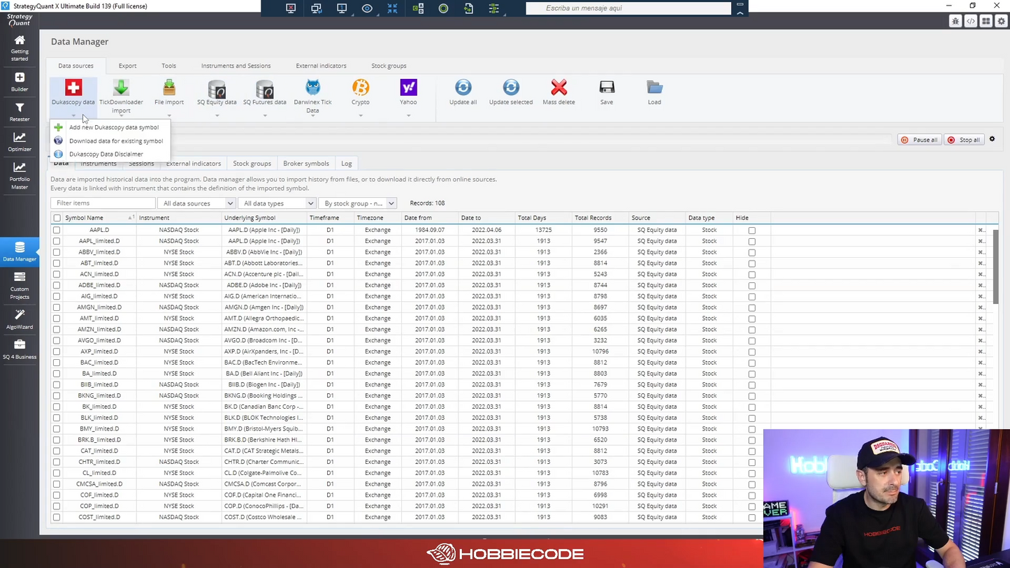 Curso HobbieCode Academia Trading Cuantitativo 2024+ Regalo Academia Trading Cuantitativo 2022 📘📈