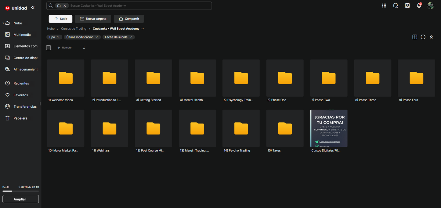 Curso Cuebanks Wall Street Academy en Inglés - Quillan Black 📘📈