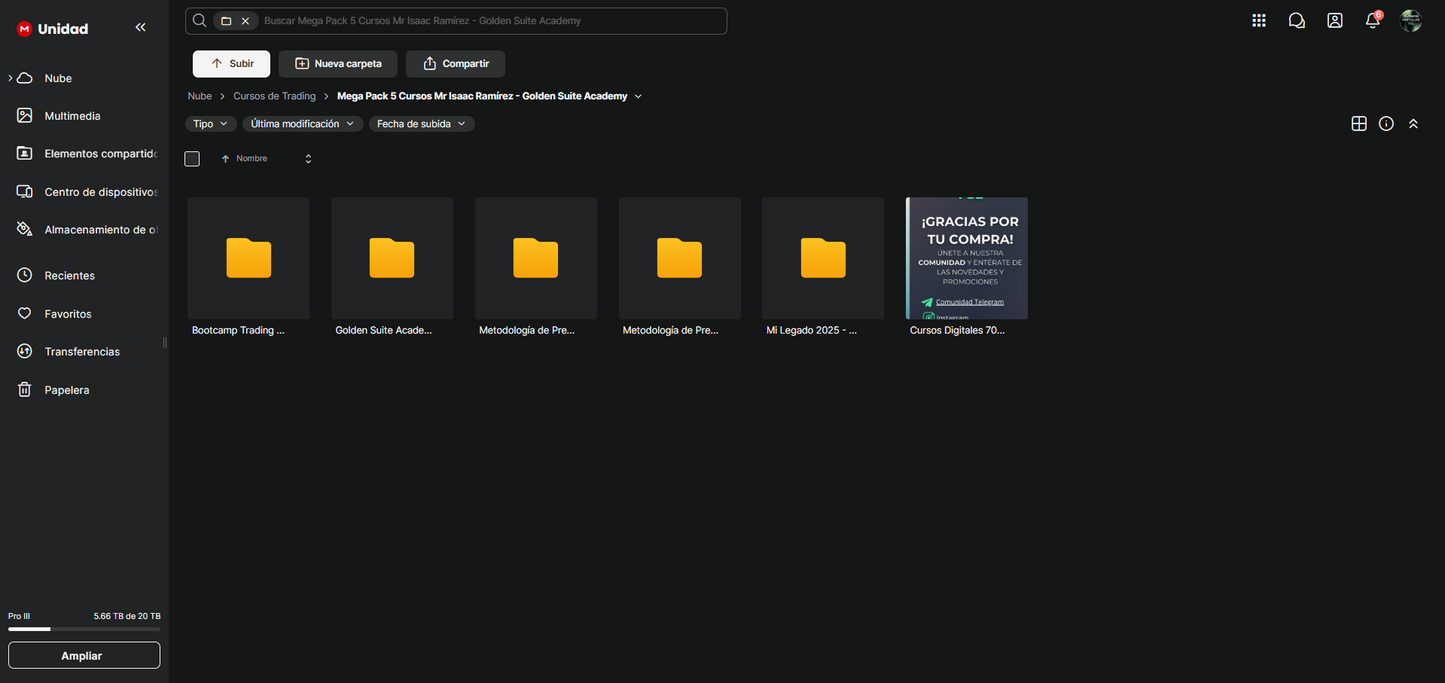 Mega Pack 5 Cursos Mr Isaac Ramírez - Golden Suite Academy📙📈