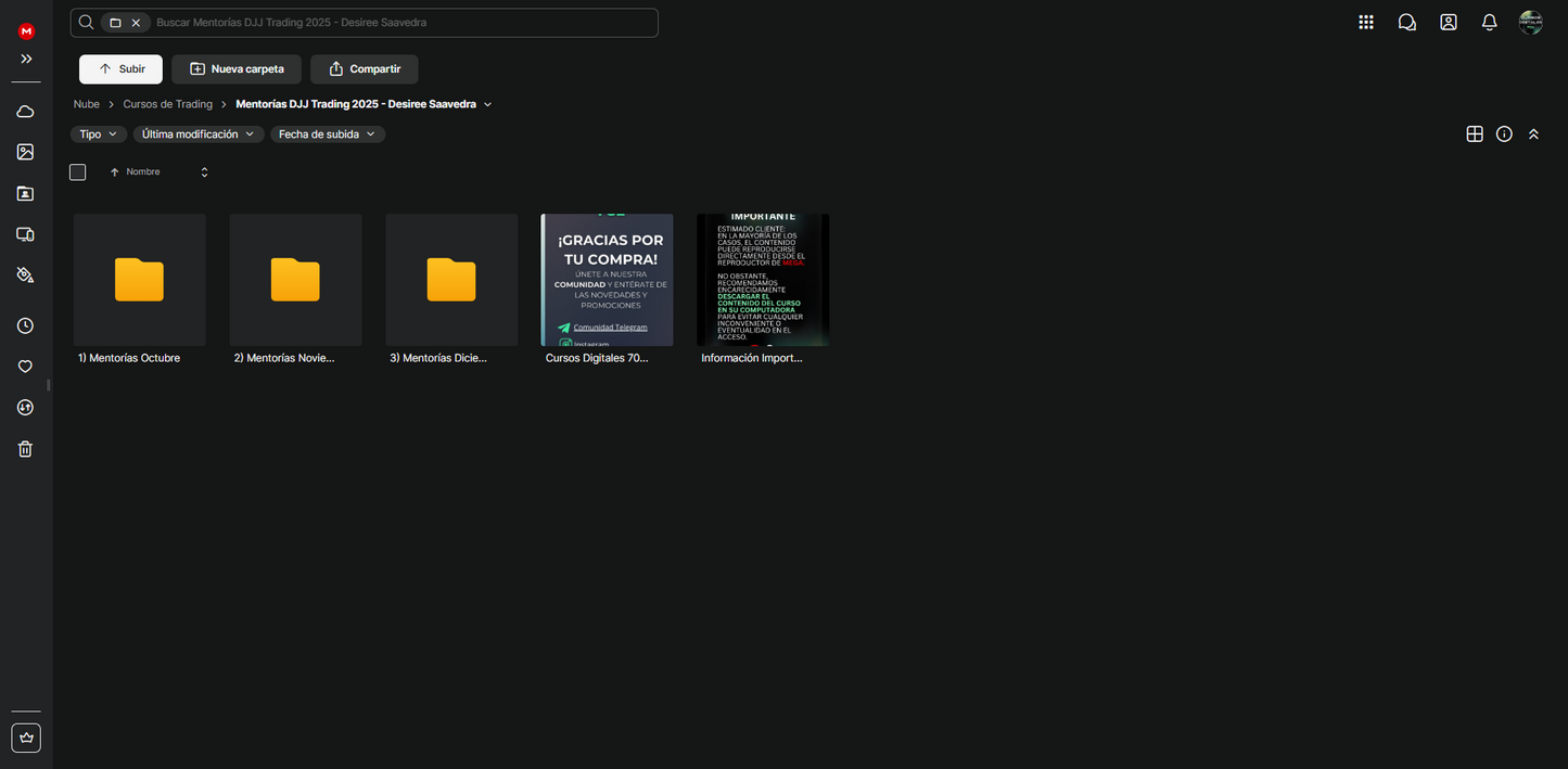 Mentorías DJJ Trading 2025 - Desiree Saavedra 📘📈