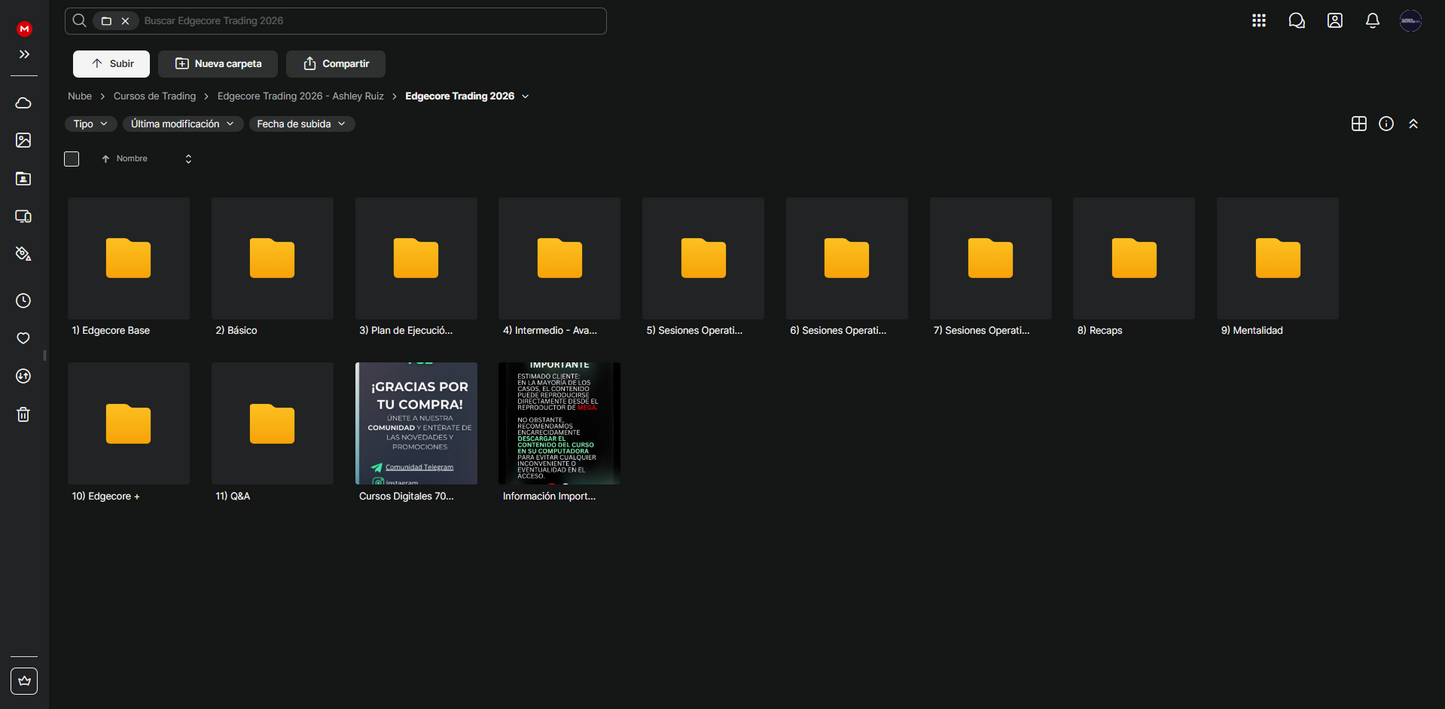 Curso Ashley Ruiz 2026 - Academia Edgecore Trading 📕📈