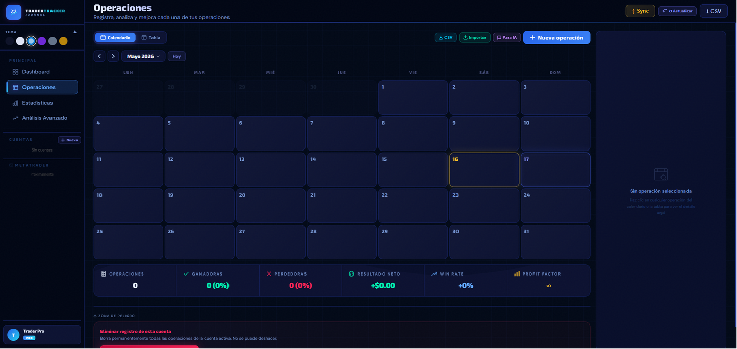 Trader Tracker Journal Pro 2026 📘📈