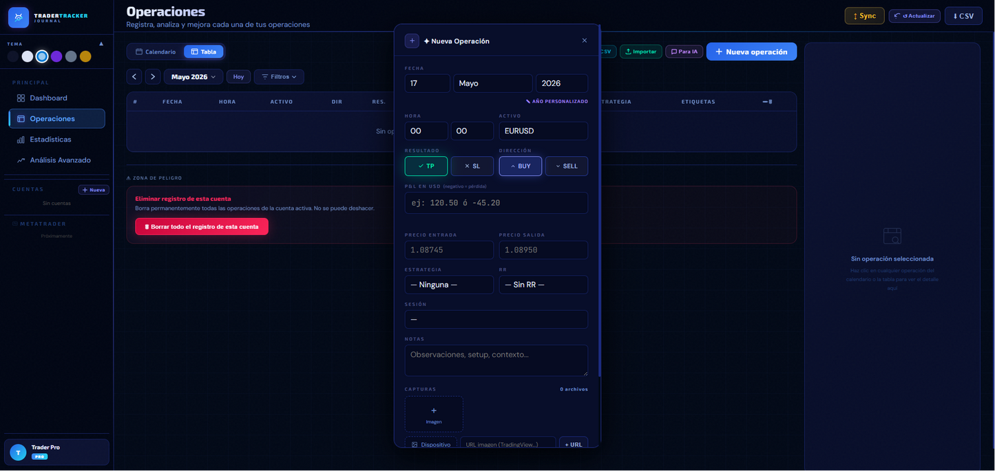 Trader Tracker Journal Pro 2026 📘📈