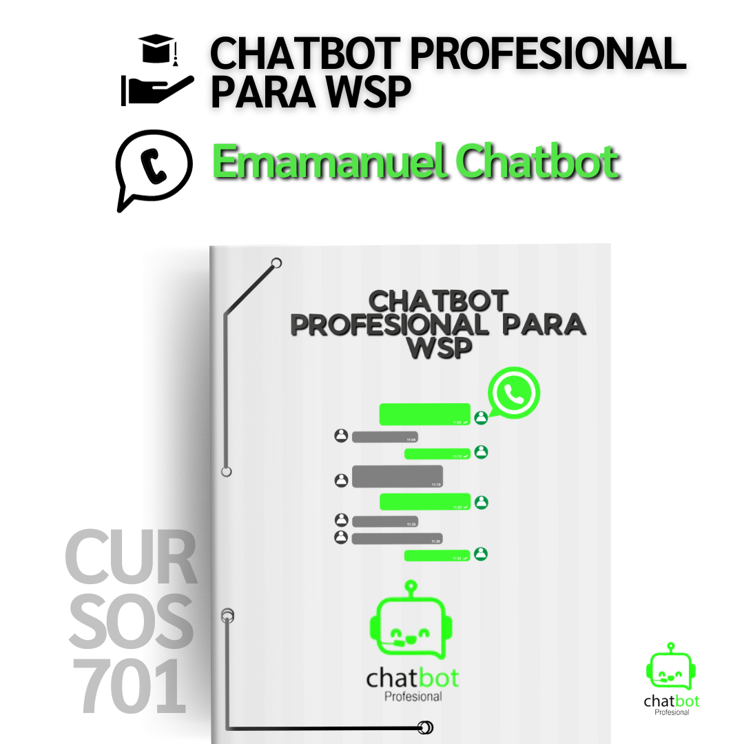 ChatBot profesional para WhatsApp - Emmanuel ChatBot