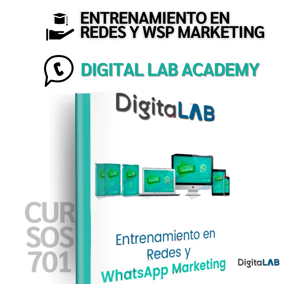 Entrenamiento en Redes y WhatApp Marketing - DigitaLab Academy