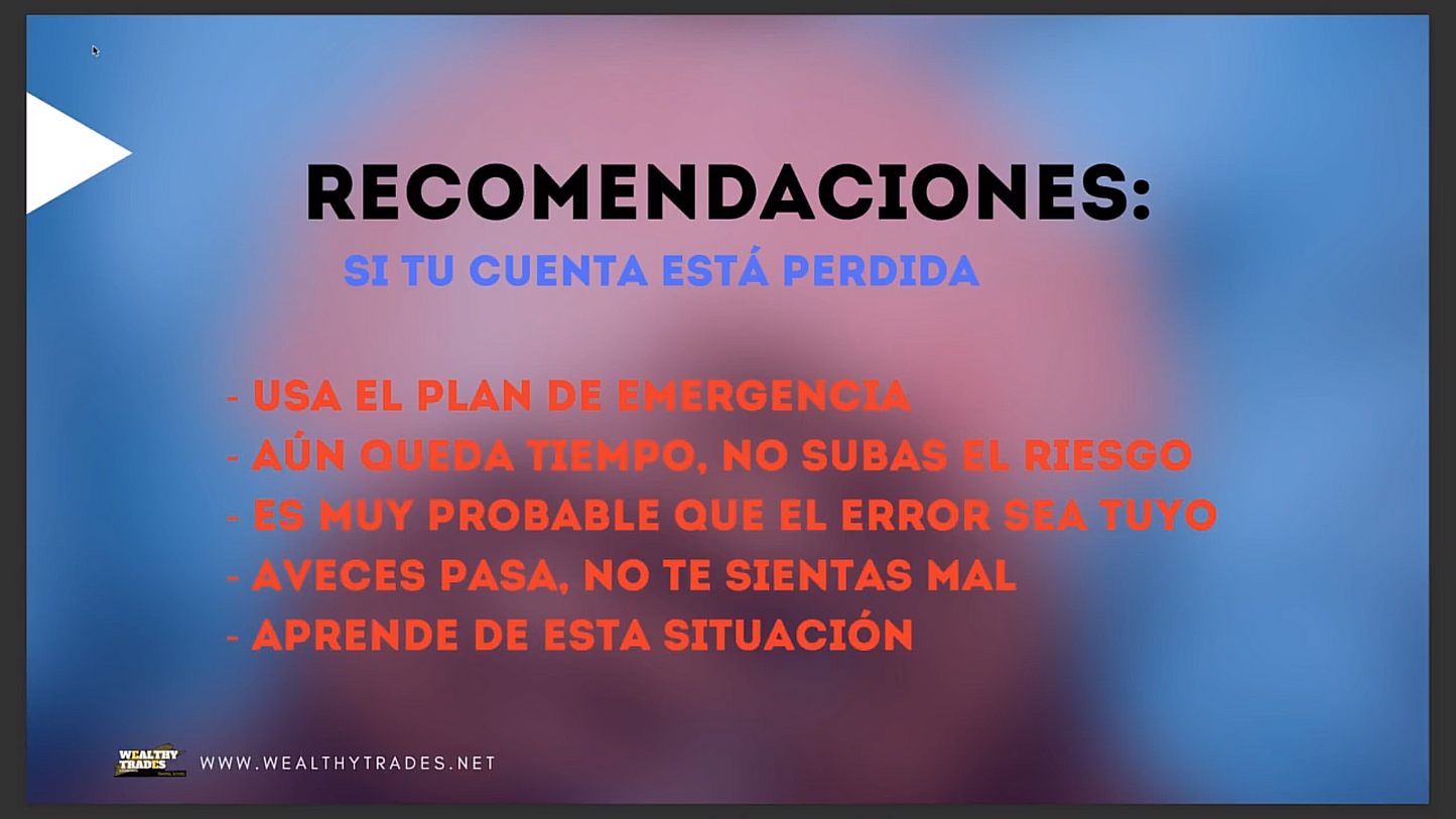 Curso Mitad del Año Fondeado por Sebastián Rodriguez Wealthy Trades 📙📈