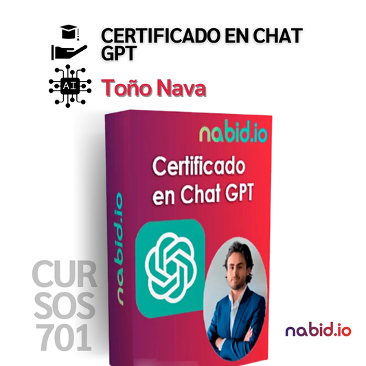 Certificado en Chat GPT Por Toño Nava