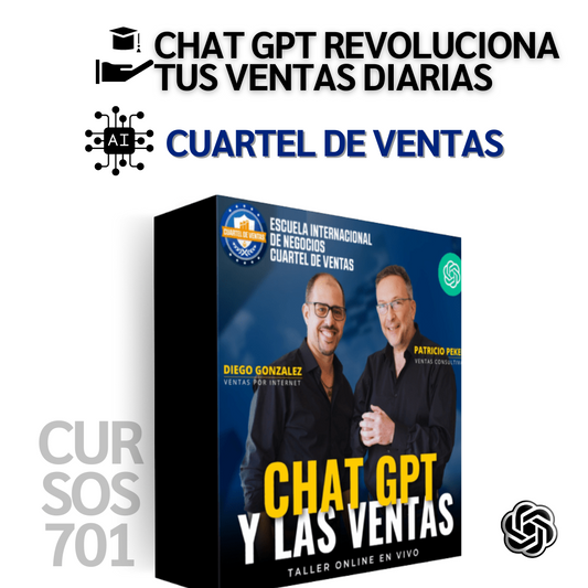 Revoluciona tus Ventas Diarias y Maximiza tu productividad Chat GPT