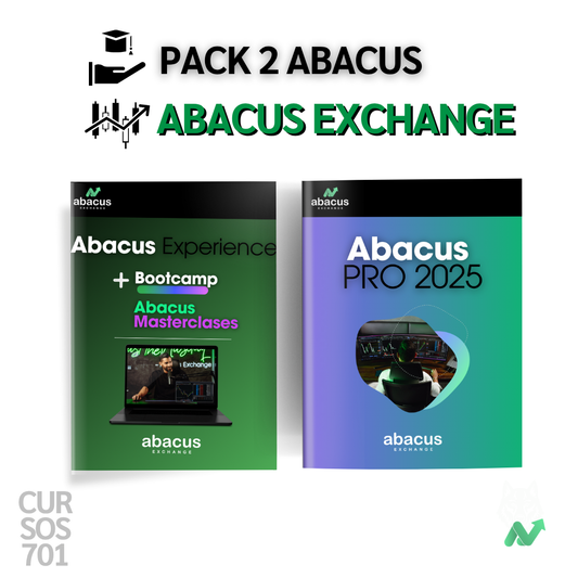 Pack 2 Cursos Abacus Exchange - Abacus Experience + Abacus Pro 📙📈