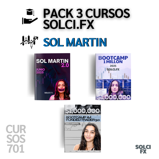 Pack 3 Cursos Solci.fx (Sol Martin) - Bootcamp 1.0, 2.0 y 3.0 📘📈