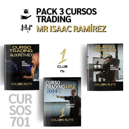 Pack 3 Cursos de Mr Isaac Ramírez por Golden Suite 📙📈
