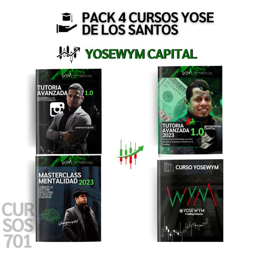 Pack 4 Cursos de Yose de los Santos "Yosewym" por Yosewym Capital 📙📈