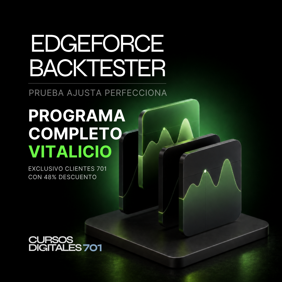 EdgeForge Backtester — Replay, Backtesting Python y Análisis IA de tus Trades | Licencia Vitalicia
