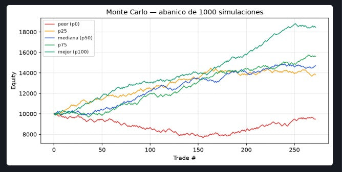 EdgeForge Backtester — Replay, Backtesting Python y Análisis IA de tus Trades | Prueba gratis 7 Días