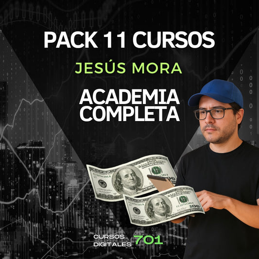 Mega Pack 11 Cursos Jesús Mora Trader 📘📈