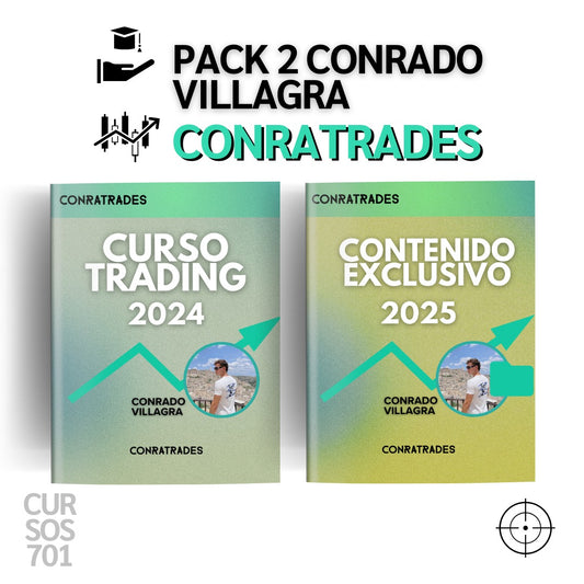 Pack 2 Cursos Conratrades - Conrado Villagra 📕📈