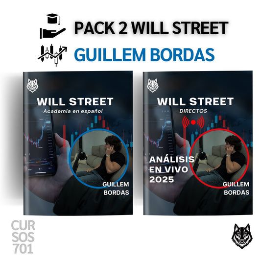 Pack 2 Cursos Will Street Academy - Guillem Bordas 📘📈