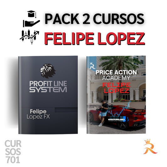Pack 2 Cursos Felipe López - Price Action Academy y Profit Line System 📈📗
