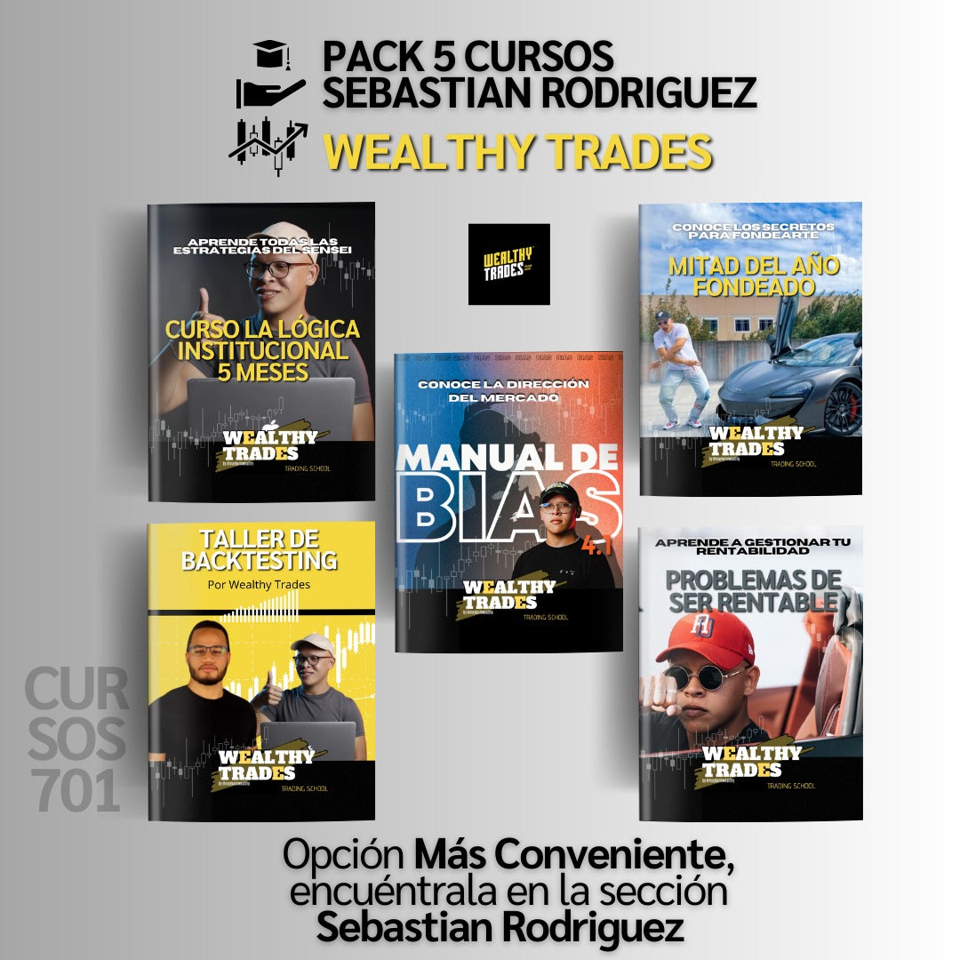 Curso Problemas de Ser Rentable por Sebastián Rodríguez Sensei Wealthy Trades 📙📈